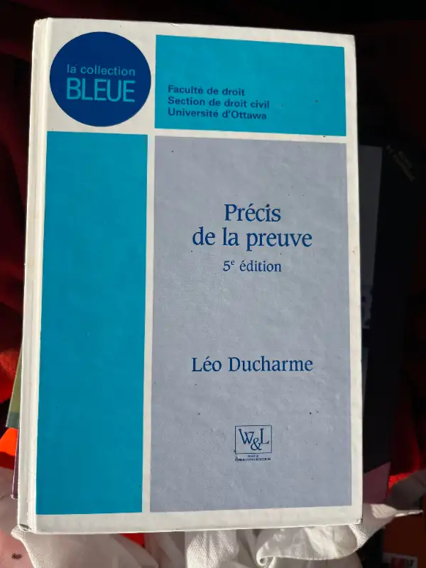 Summary of Evidence by DUCHARME, LEO