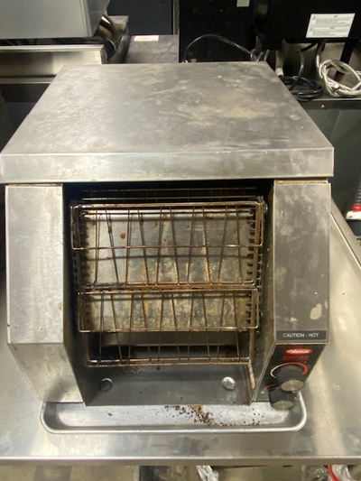 You are viewing a used commercial high speed toaster. This Hatco HR-60 model has been tested and wor...