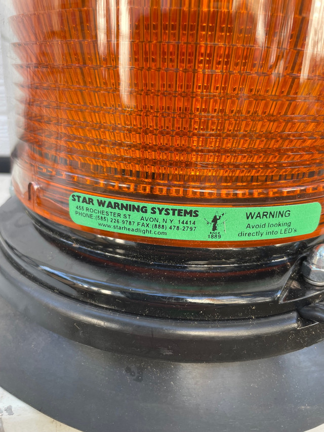 Magnetic yellow caution light  in Other in Moncton - Image 2