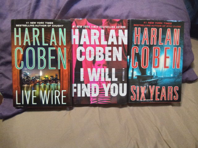 17 - HARLAN COBEN NOVELS in Fiction in Winnipeg