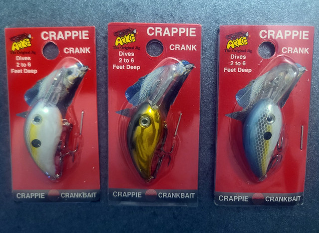 BRAND NEW - Arkie Crappie Fishing Crankbait - tackle bait lure in Fishing, Camping & Outdoors in London