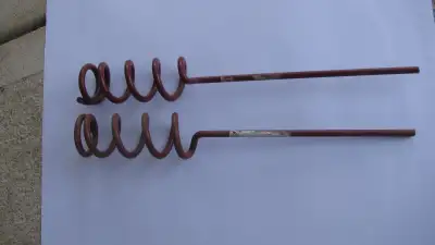 Two Spiral Fishing Rod Holders, View more