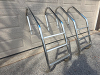 2 POOL LADDERS FOR SALE - great for inground pool or dock