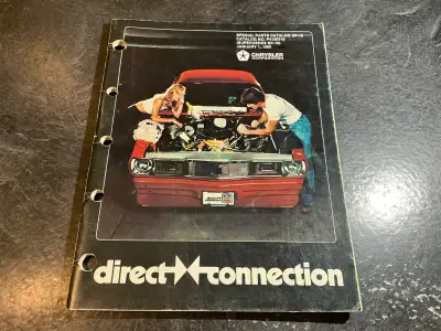 1980 Direct Connection Special Parts Catalog Mopar Dodge Racing, View more
