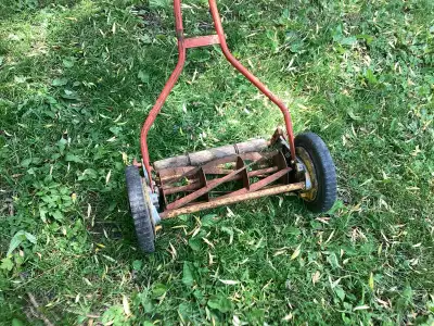 older reel type lawn mowers, View more