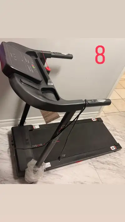 Get moving with this Cursor treadmill, a compact and practical piece of fitness equipment designed t...