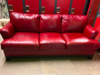 Leather couch..chair and ottoman