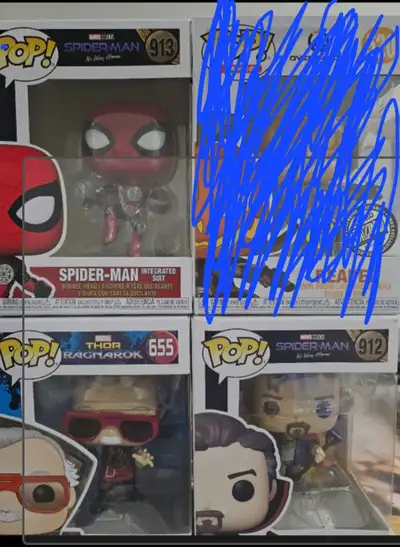 Marvel Funko Pop -Spider-Man, Doc Strange, Stan Lee, View more
