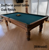 Pool Table - Dufferin Leasure Ltd, With Cues and Rack