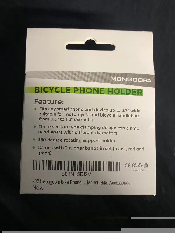 Brand New Mongoora Bicycle Phone Holder in Clothing, Shoes & Accessories in Moncton - Image 3