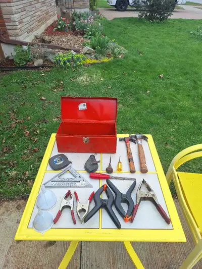 Assorted Hand Tools and Toolbox, View more