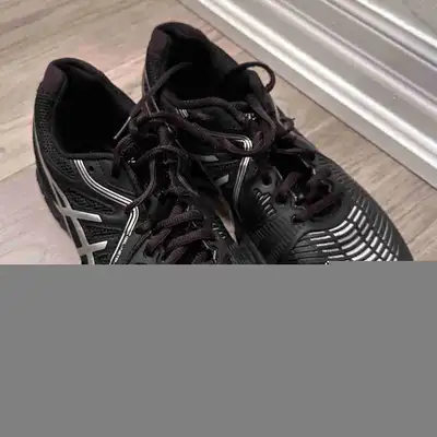 Black Asics running shoes , View more
