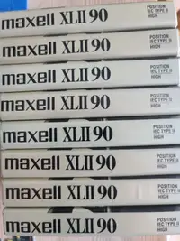 Cassettes maxell XLII 90 minutes