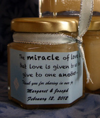 Honey/Tea Wedding Favors Locally Produced Unpasteurized Favours