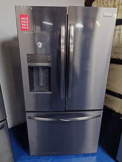 Frigidaire "36" Black Stainless Steel French Door Fridge on Sale, View more