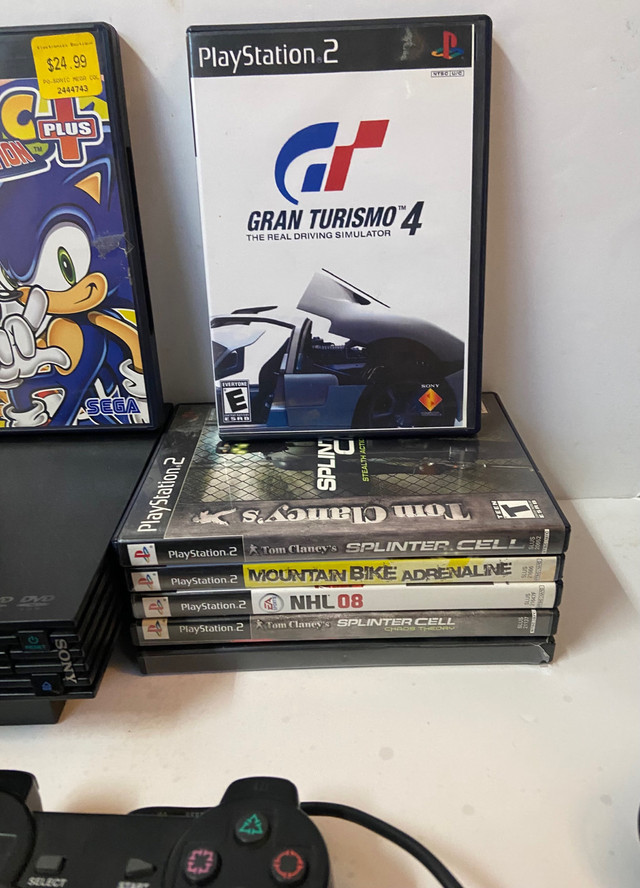 PS2 console + 3 controllers + 7 games + more!! in Older Generation in Winnipeg - Image 3