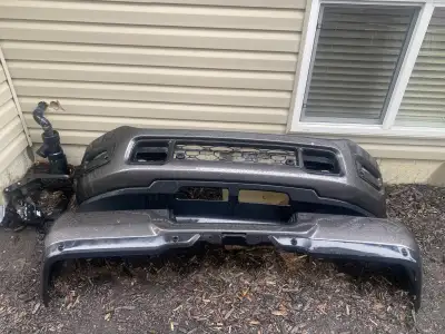 2024 Dodge Ram Laramie 3500 one ton front and rear bumpers. Also comes with tow hooks and step for t...