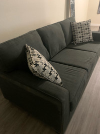 Sofa and pillows