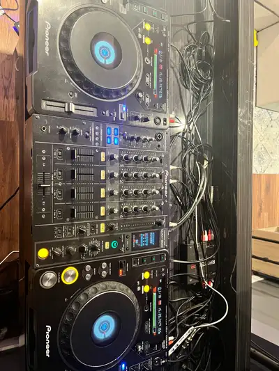 Pioneer CDJ 1000 MK III and DJM 800 , View more