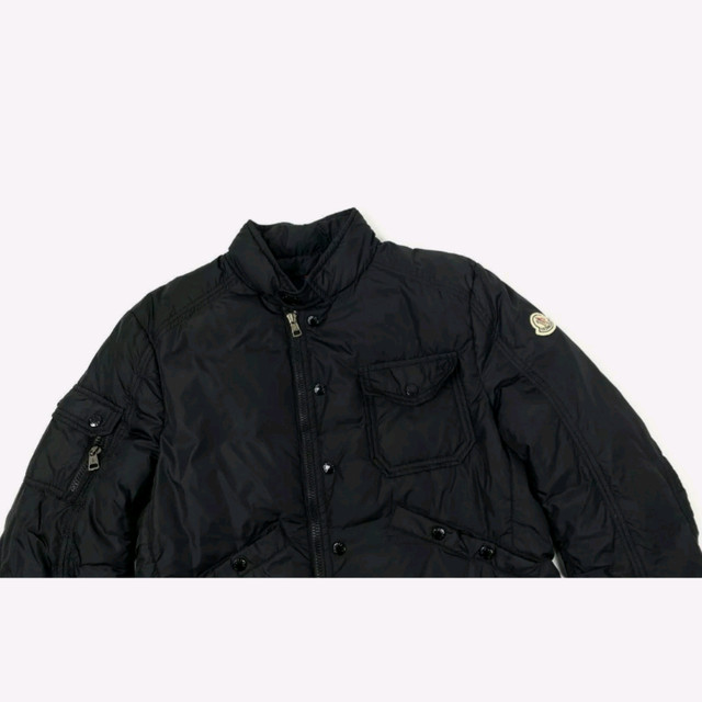 Men's Auth MONCLER Black Down Puffer Casual Jacket Size 3 M/L in Men's in Markham / York Region - Image 3