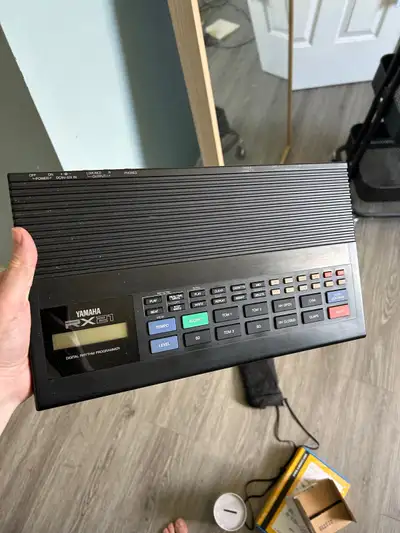 Yamaha RX21 drum machine, View more
