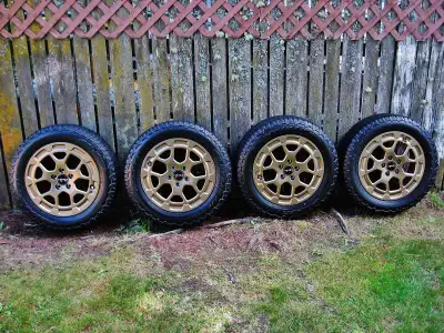 Upgrading your ride? Selling a premium wheel and tire package in flawless condition. They were only...