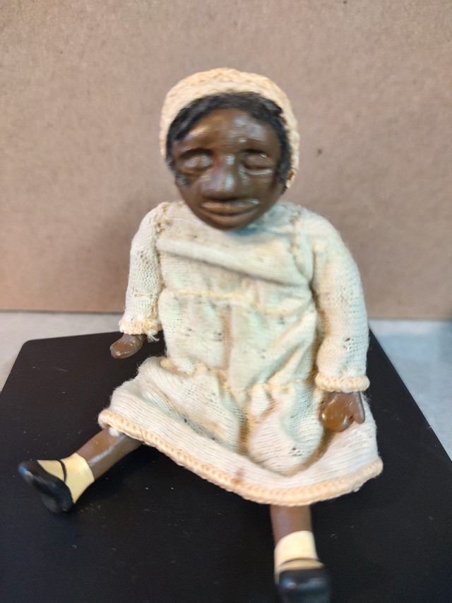 Miniature Antique Black/White Doll in Arts & Collectibles in City of Halifax