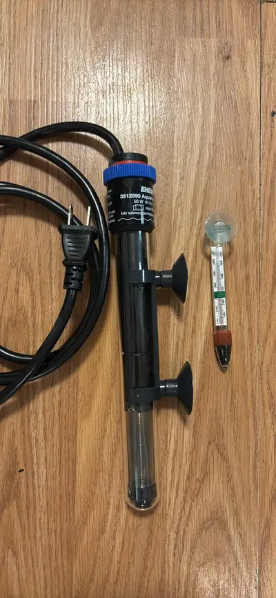 50w aquarium heater and thermometer , View more