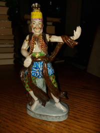 Vintage porcelain 8.5" Indian Dancer figurine, perfect, no defec
