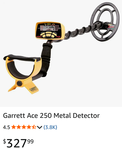 Garrett Ace 250 Metal Detector, View more