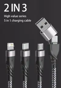 5 in 1 USB-C Fast Charger Cable