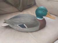 Signed duck decoy 