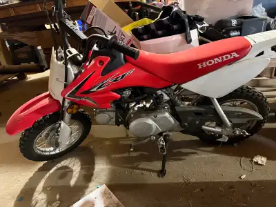 This 2019 Honda CRF50 is a fun, nimble, and reliable used dirt bike perfect for young riders to lear...