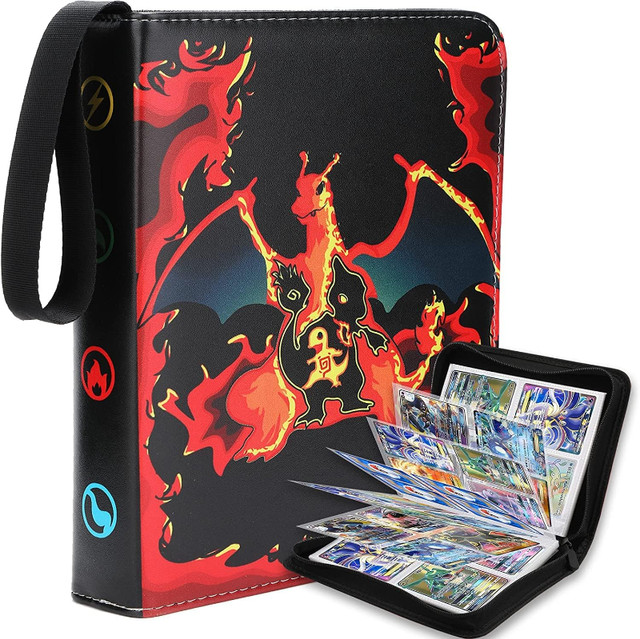 Trading Card Binder for TCG Game Cards 4-Pocket Card Book in Toys & Games in City of Toronto