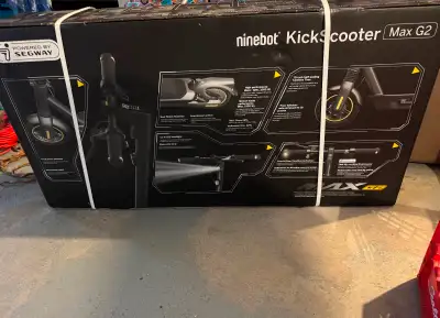 Brand new in box electric scooter. Never used. Never opened.