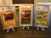 Pokémon Cards Assorted Graded