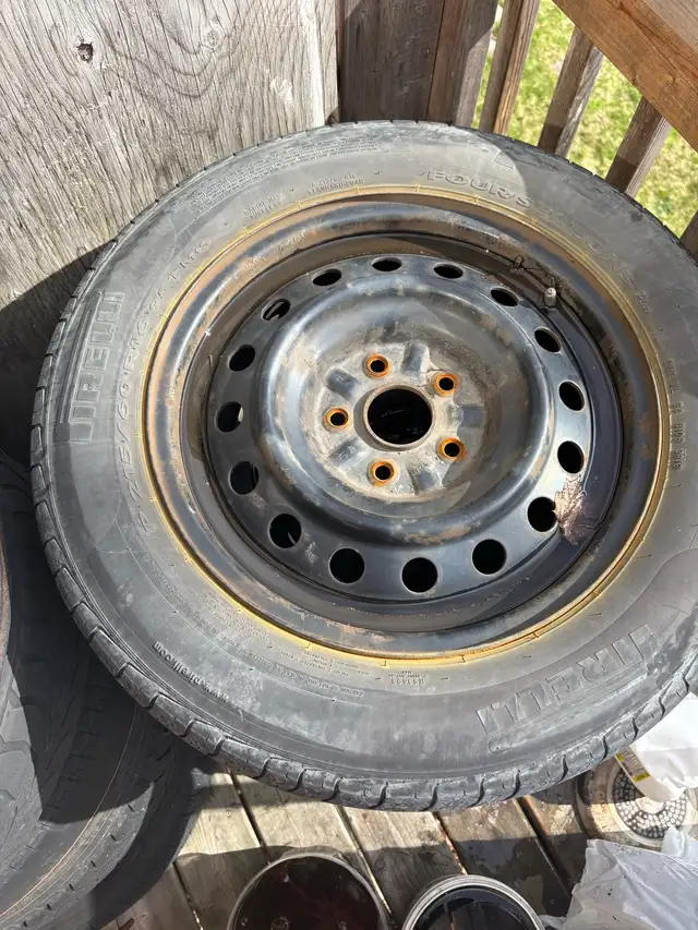 Set of 4 Pirelli All-Season Tires 215/60R16 on Steel Rims in Tires & Rims in Dartmouth - Image 2
