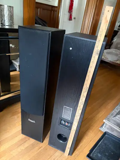Braxton 3-way tower speakers # E1004, View more