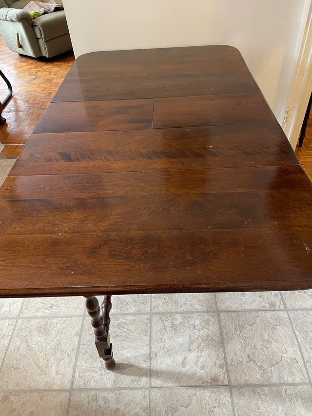 Vintage Mahogany Dining Room Table in Dining Tables & Sets in Guelph - Image 4