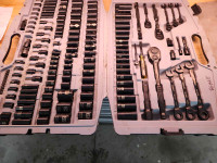 As new Stanley  socket and wrench set