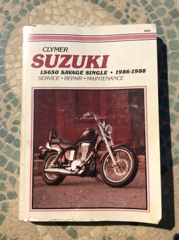 Shop manual Suzuki Savage 1986-1988 dans Manuels  à Longueuil/Rive Sud