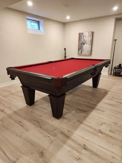 New 4x8' Kent billiard table, 1" slate, with all wood construction. Tables starting from $3295.00 de...