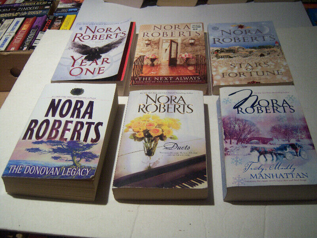 NORA ROBERTS PAPERBACK BOOKS in Fiction in Kingston