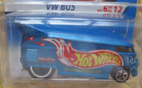 1996 Hotwheels Blue VW BUS  6/12 (No First Editions)