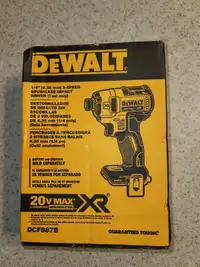 Available and New Dewalt XR IMPACT DRIVER 
