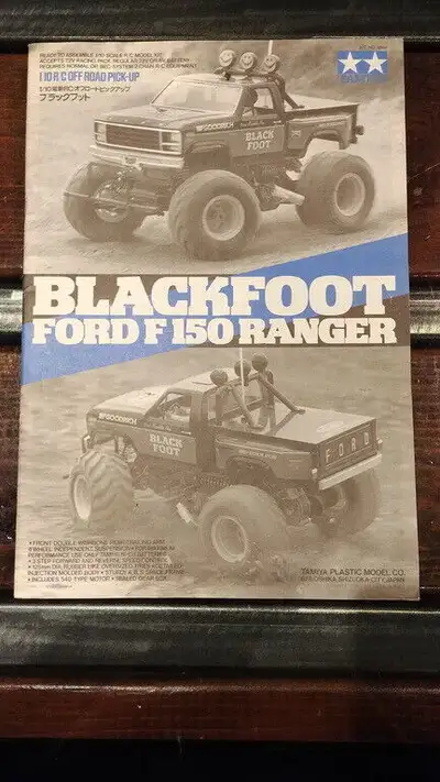 Manuel d’assemblage/Instruction Manual Vintage – Tamiya BlackFoot Ford F-150 Ranger – Fabriqué et Im...