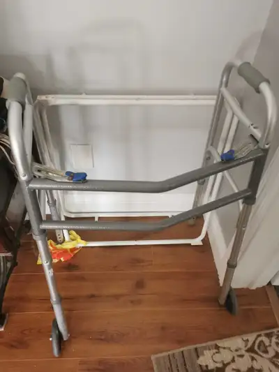 rolator, walker, raised toilette seat and more, View more