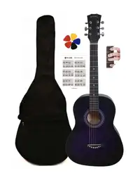 Kids acoustic guitar 3/4 size Purple brand new