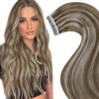 NEW: 16 Inch Tape in Real Human Hair Extensions, 50g