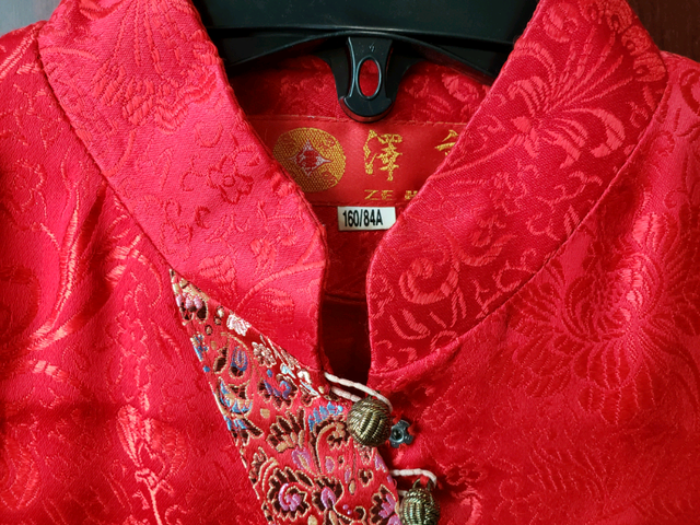 Robe traditionnelle chinoise QiPao - taille 2 in Women's - Bags & Wallets in City of Montréal - Image 4